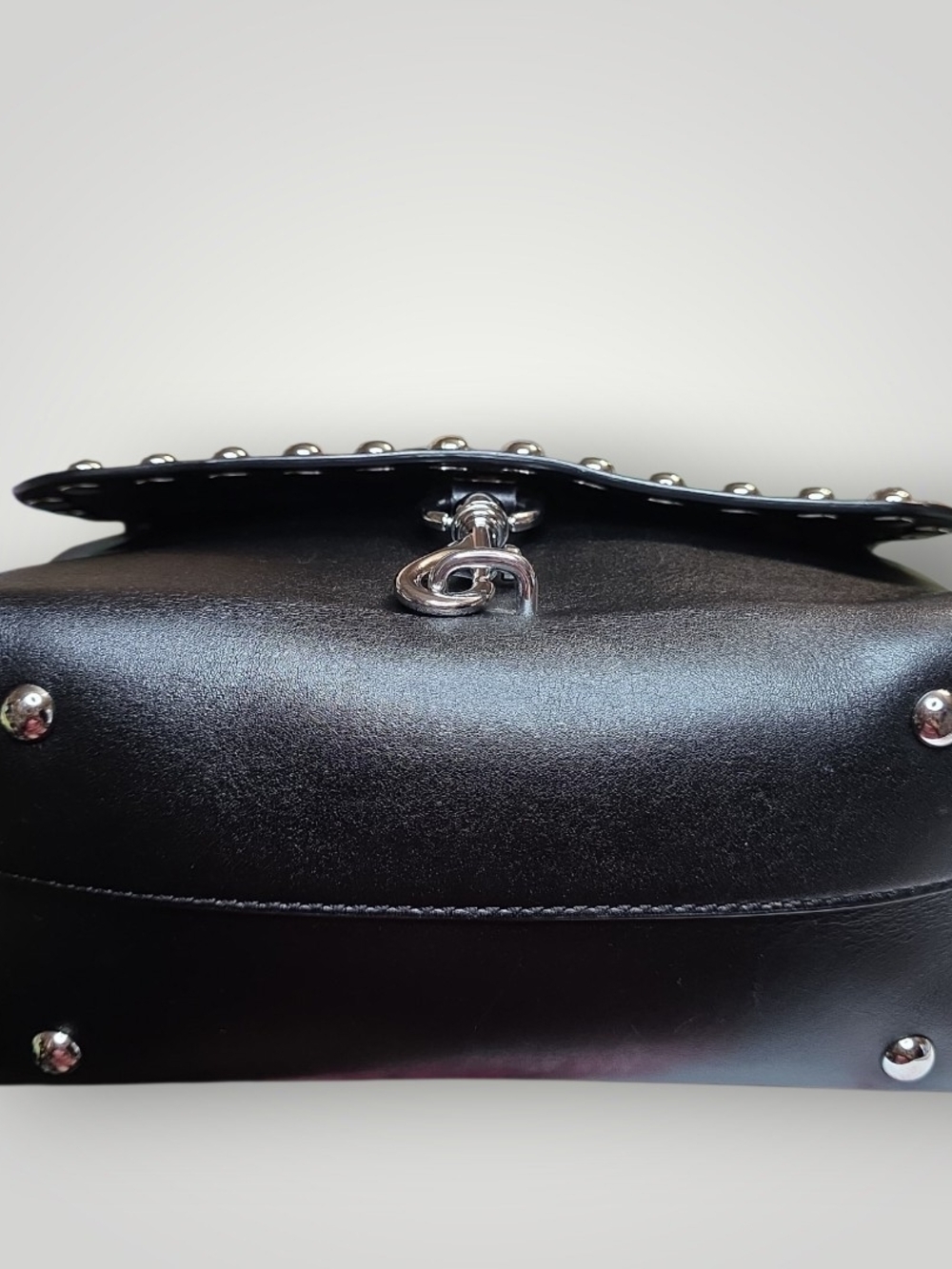 Rebecca Minkoff Blythe Medium Studded Leather Crossbody Bag EUC - Picture 7 of 14
